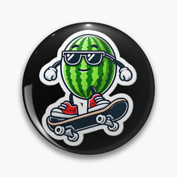 Item preview, Rollerskating Watermelon designed and sold by PinUpPizzazz.