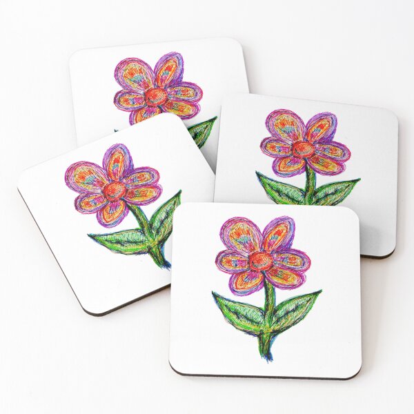 Item preview, Scribbled Flower designed and sold by ColsArtistWork.