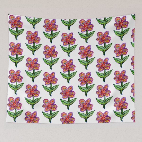 Item preview, Scribbled Flower designed and sold by ColsArtistWork.