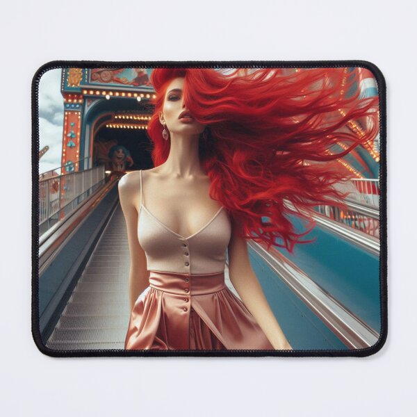 Item preview, A red headed lady at the fair 0207 designed and sold by Aqualung1971.