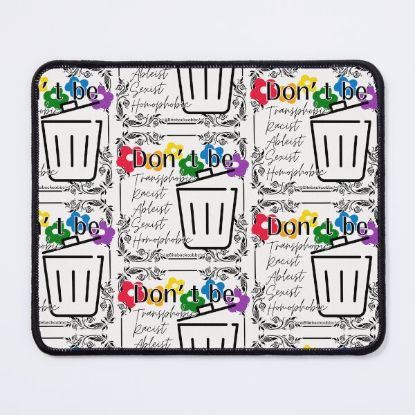 Item preview, Don’t Be Trash Black & White Frame designed and sold by bitebackcobbc.