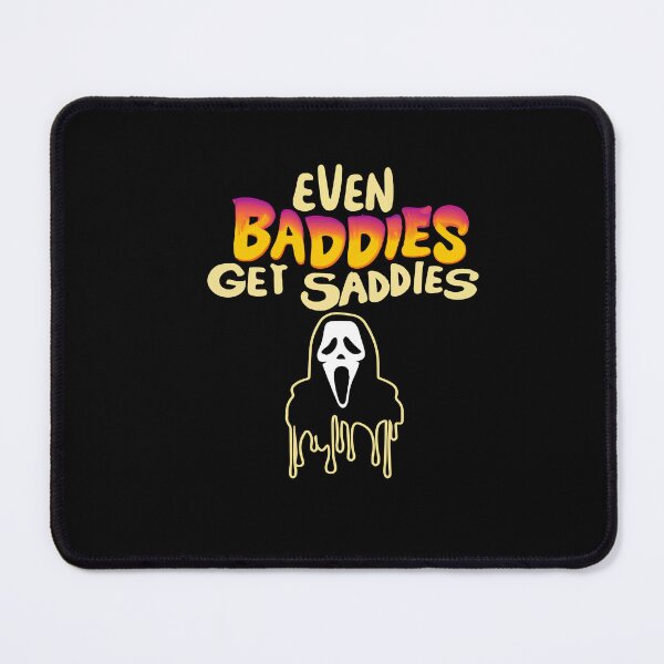Item preview, Even Baddies Get Saddies Halloween and Mental Health Sarcasm designed and sold by Dressed For  Duty.