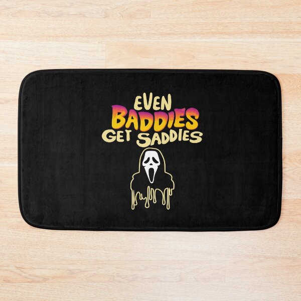 Item preview, Even Baddies Get Saddies Halloween and Mental Health Sarcasm designed and sold by Dressed For  Duty.