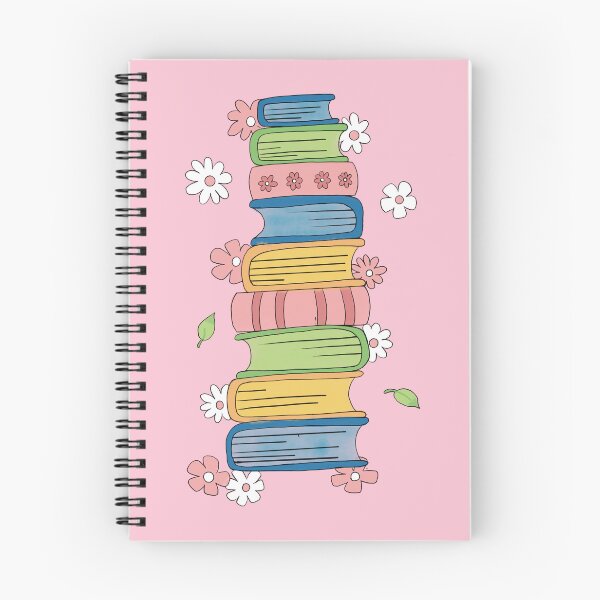 Item preview, Books Stacks and Little Flowers designed and sold by iCraftCafe.