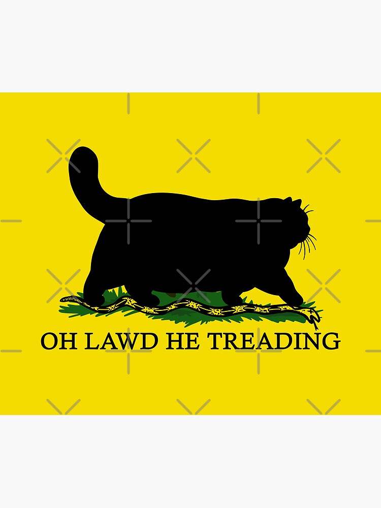 Thumbnail 5 of 5, Mouse Pad, Oh Lawd He Treading designed and sold by kilkennycat.