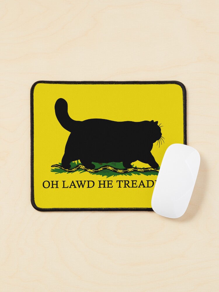 Thumbnail 1 of 5, Mouse Pad, Oh Lawd He Treading designed and sold by kilkennycat.