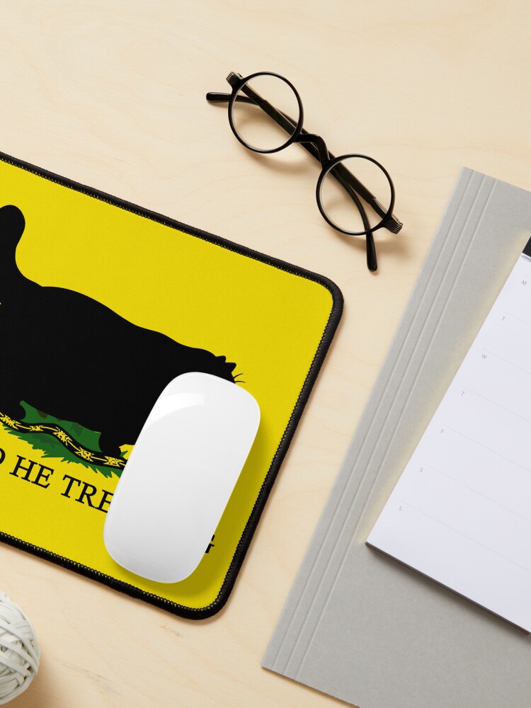 Thumbnail 3 of 5, Mouse Pad, Oh Lawd He Treading designed and sold by kilkennycat.