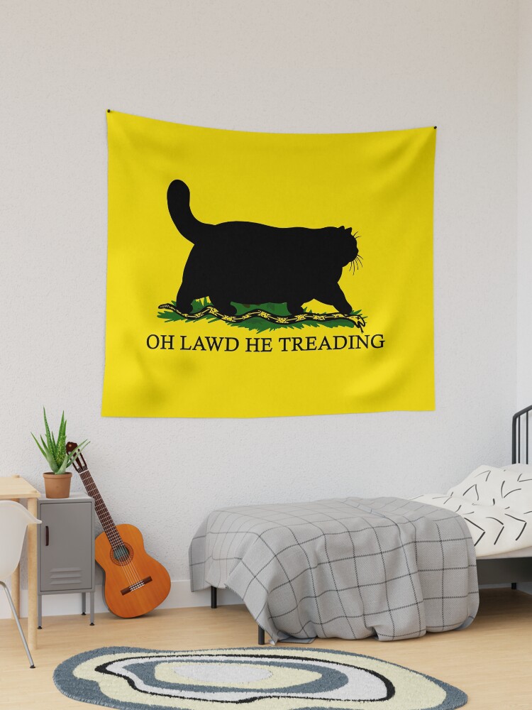 Thumbnail 1 of 3, Tapestry, Oh Lawd He Treading designed and sold by kilkennycat.