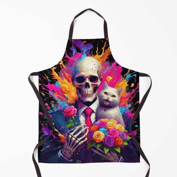 Item preview, Skeleton and cat designed and sold by Crazy B Loco.