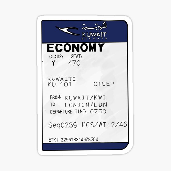 Artikel-Vorschau von Kuwait Airways, designt und verkauft von 500fils.