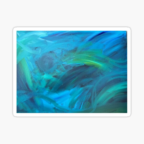 Blue Wave Sticker