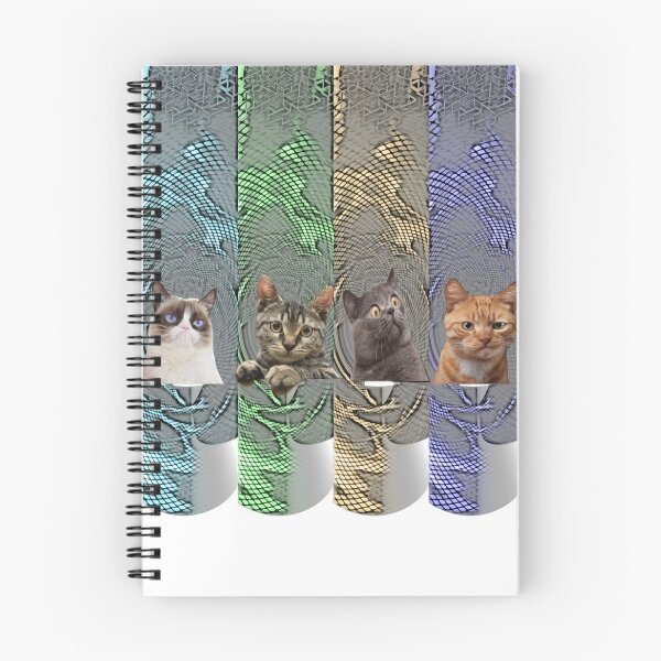 Item preview, expressive cats designed and sold by IKIosifelli.