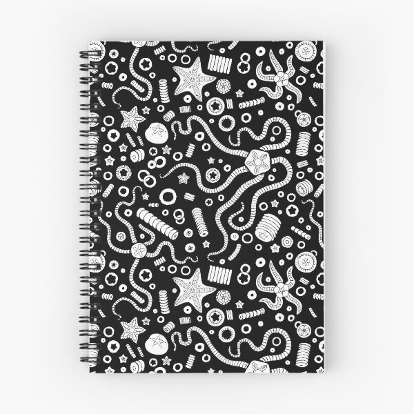 Item preview, Crinoid Fossil Pattern – Paleoart, Prehistoric Ocean, Marine Fossils designed and sold by wingedwolf94.