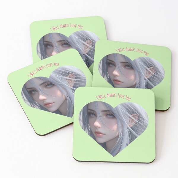 Item preview, Valentine's day anime heart with message designed and sold by Lewis-mart.
