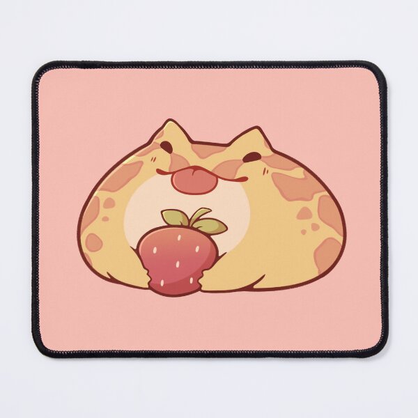 Item preview, Pacman frog with strawberry designed and sold by Rihnlin.