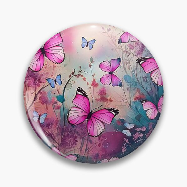 Item preview, Pink Butterflies Fantasy Art | Magical Whimsical Fairycore Design designed and sold by Phat Dog Designs .
