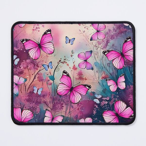 Item preview, Pink Butterflies Fantasy Art | Magical Whimsical Fairycore Design designed and sold by Phat Dog Designs .