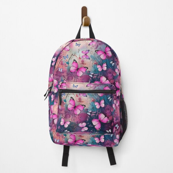 Item preview, Pink Butterflies Fantasy Art | Magical Whimsical Fairycore Design designed and sold by Phat Dog Designs .