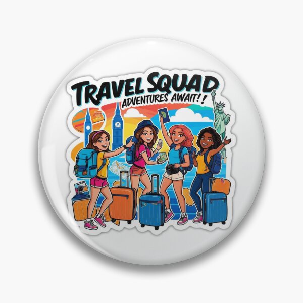 Item preview, Travel Squad Adventures | Fun Travel Friends | Explore the World Together designed and sold by bannzy.