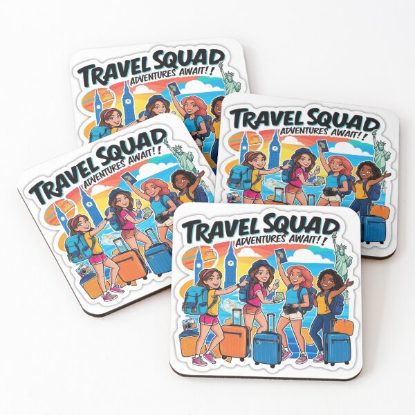 Item preview, Travel Squad Adventures | Fun Travel Friends | Explore the World Together designed and sold by bannzy.