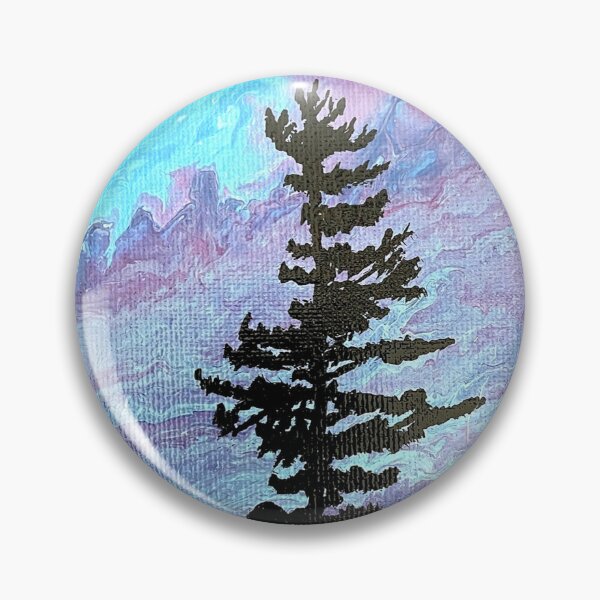 Item preview, Lone Tree and Aurora Borealis designed and sold by Frost & Quince Studio.