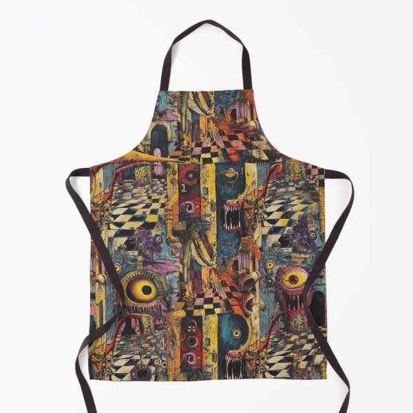 Item preview, Surreal Horror Dreamscape – Abstract Psychedelic Pattern designed and sold by Nicholas Panek.