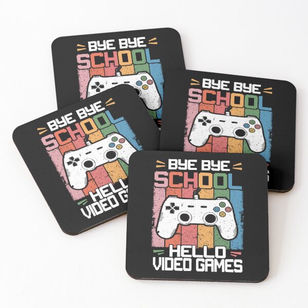 Item preview, Bye Bye School Hello Video games 100 days of school funny gaming lover designed and sold by REDDLINE.