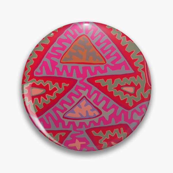Item preview, Kuna Indian Party Confetti - Red Orange Pink Green designed and sold by ESPRIT MYSTIQUE.