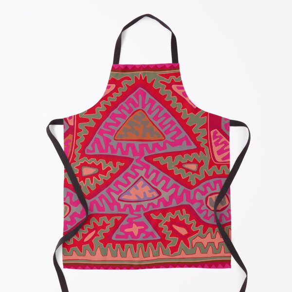 Item preview, Kuna Indian Party Confetti - Red Orange Pink Green designed and sold by ESPRIT MYSTIQUE.