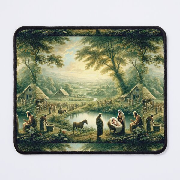 Item preview, "And Adam Knew His Wife Again, and She Bare a Son" – The Birth of Seth Verse: Genesis 4:25 (KJV) designed and sold by Meta2Physical.