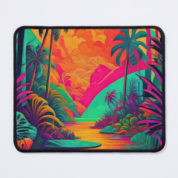 Item preview, PARADISIAC LAGOON IN THE JUNGLE designed and sold by AdriTron.