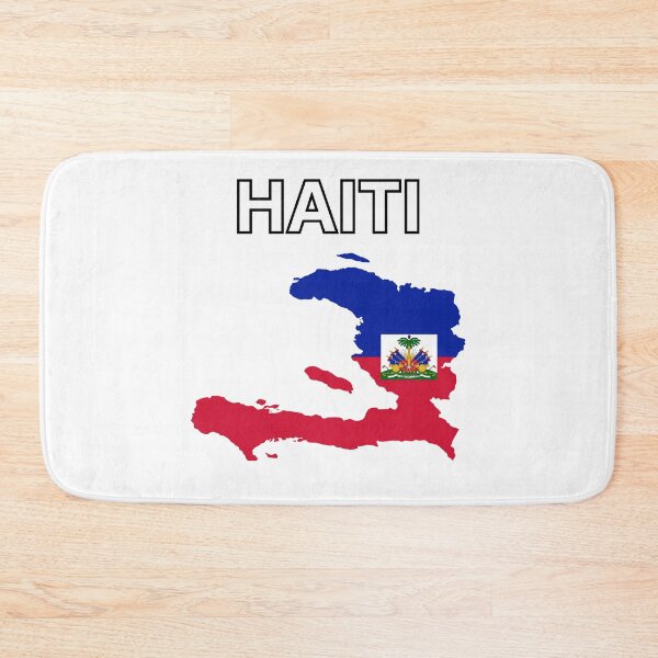 Item preview, Haiti Flag Map Design designed and sold by atomstartup.