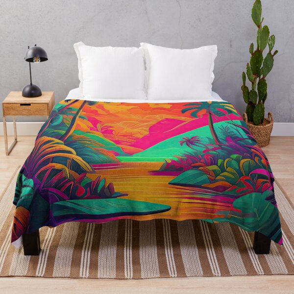 Item preview, PARADISIAC LAGOON IN THE JUNGLE designed and sold by AdriTron.