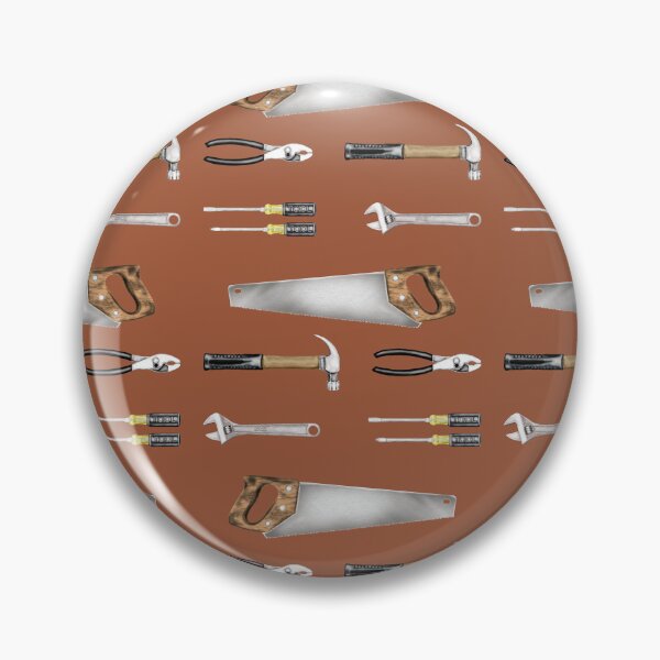 Item preview, Vintage Handyman Tools Workshop Art designed and sold by Phat Dog Designs .