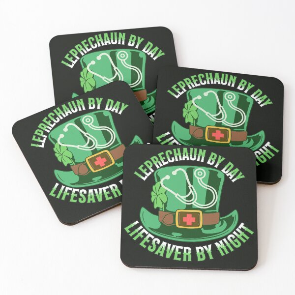 Item preview, Night Nurse Funny Leprechaun Quote designed and sold by Bliss Find And Design.