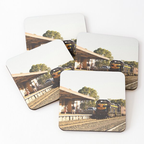 Item preview, Pulling Into The Station || Tocumwal, New South Wales designed and sold by VMKPhotography.
