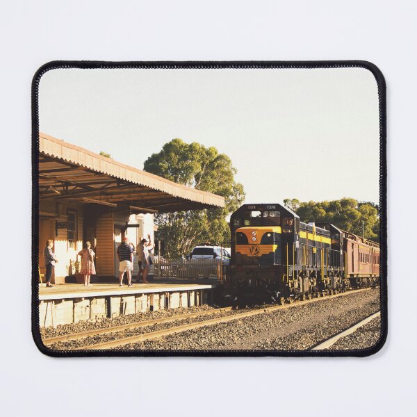 Item preview, Pulling Into The Station || Tocumwal, New South Wales designed and sold by VMKPhotography.