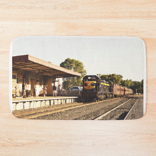 Item preview, Pulling Into The Station || Tocumwal, New South Wales designed and sold by VMKPhotography.