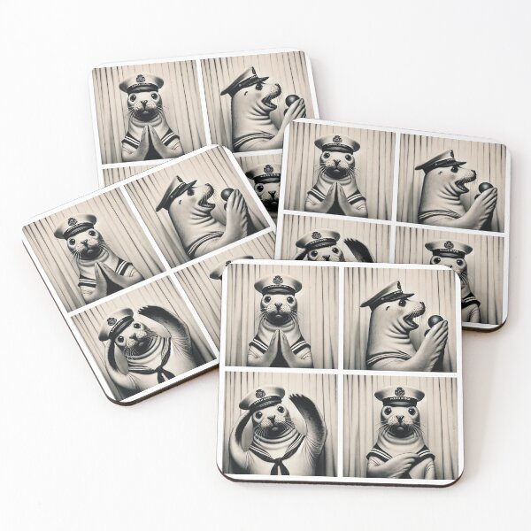 Item preview, Cute Sea Lion Photobooth | Adorable Marine Animal Poses | Playful and Funny Wildlife Photography designed and sold by PaintedPixels01.