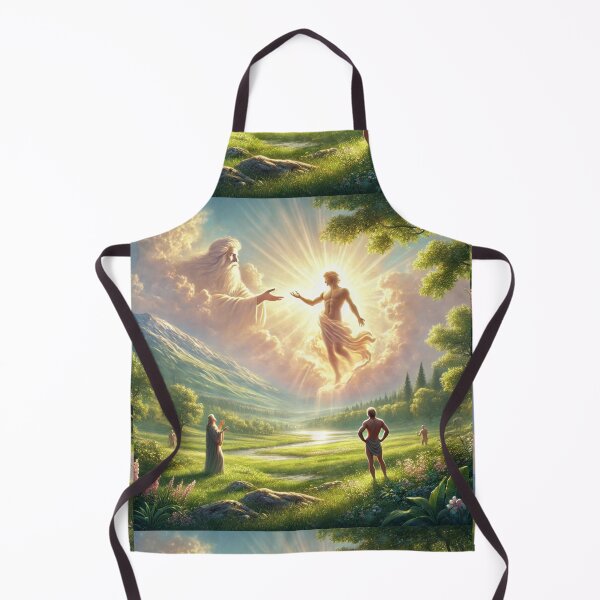 Item preview, "Male and Female Created He Them" – The Creation of Humanity Verse: Genesis 5:2 (KJV) designed and sold by Meta2Physical.