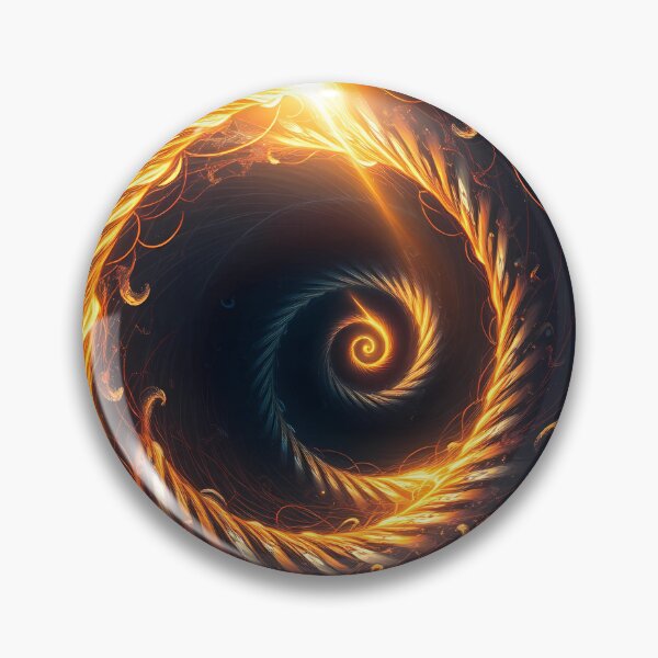 Item preview, The Luminous Abyss: A Hypnotic Fractal Vortex designed and sold by Arts Unlimited.