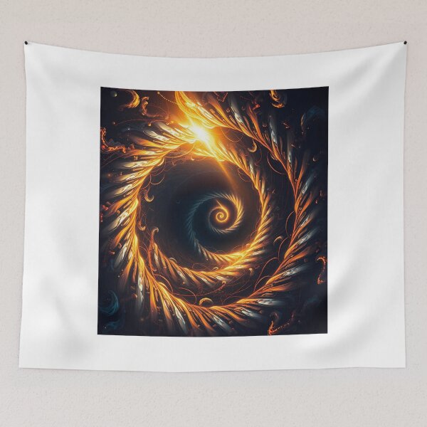Item preview, The Luminous Abyss: A Hypnotic Fractal Vortex designed and sold by Arts Unlimited.