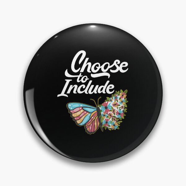 Item preview, Choose To Include Special Education Teacher Floral Butterfly designed and sold by Dressed For  Duty.