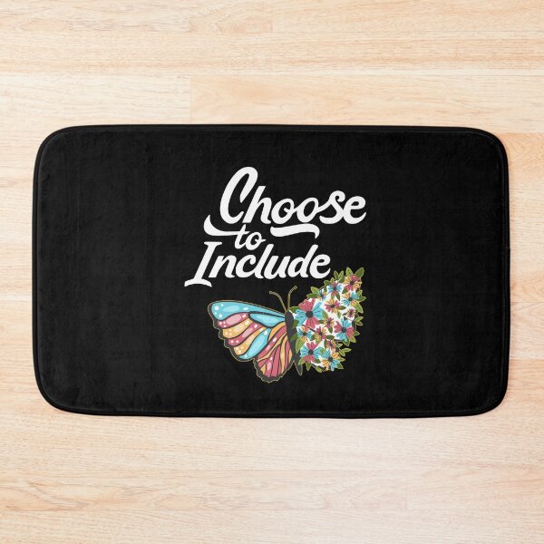 Item preview, Choose To Include Special Education Teacher Floral Butterfly designed and sold by Dressed For  Duty.