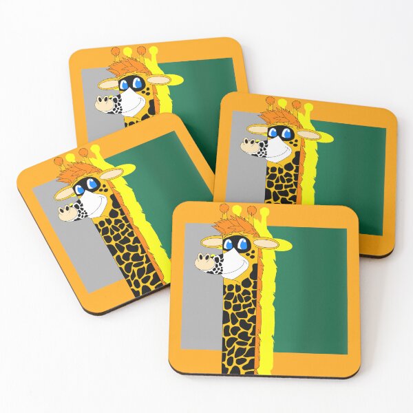 Item preview, Furry Giraffe/Green-Gray Gradient designed and sold by Adam Hernán.