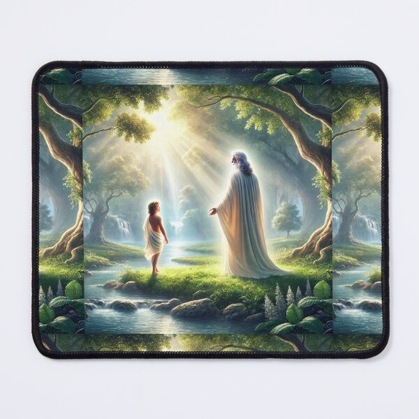 Item preview, "And Adam Lived an Hundred and Thirty Years, and Begat a Son" – The Birth of Seth Verse: Genesis 5:3 (KJV) designed and sold by Meta2Physical.