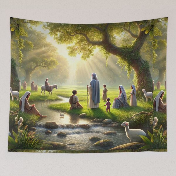 Item preview, "And the Days of Adam After He Had Begotten Seth Were Eight Hundred Years" – The Lineage of Seth Verse: Genesis 5:4 (KJV) designed and sold by Meta2Physical.