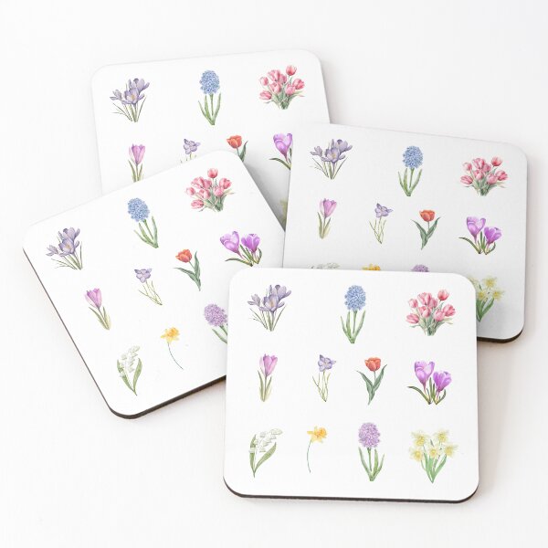 Item preview, Watercolor Spring Flowers  designed and sold by silviaol.