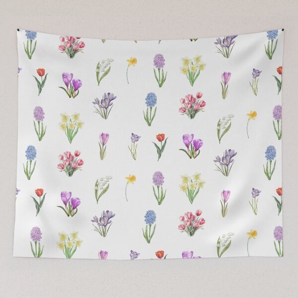 Item preview, Watercolor Spring Flowers  designed and sold by silviaol.