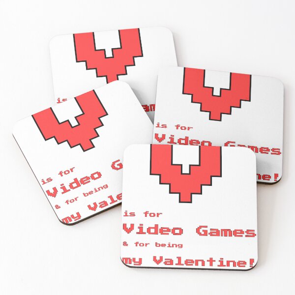 Item preview, V is for Video Games: Funny Valentine's Day Gamer  designed and sold by diixtarshop.